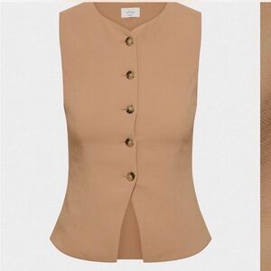 [SOLD] Wilfred Beige Sleeveless Top